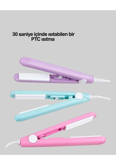 Yüzer Plakalı Kompakt Bukle Maşası Elastik Tutuculu, Saç Dostu Profesyonel Tasarım