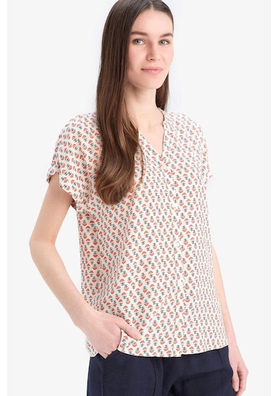 Defacto Regular Fit Bisiklet Yaka Kısa Kollu Gömlek I6173az25smpn50 Pembe