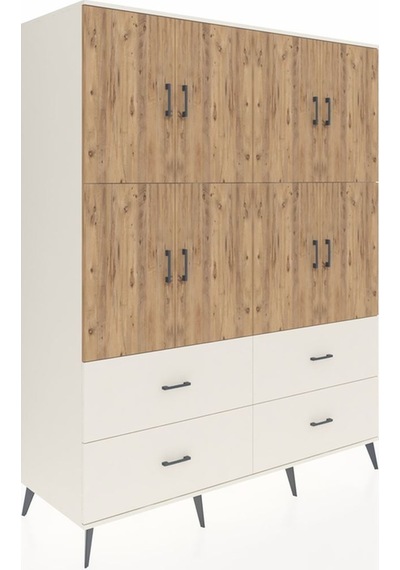 Kronos Gardrop 8 Raflı 4 Çekmeceli 8 Kapaklı 176x59x221 Aytaşı-çam/aytaşı Beyaz Kronos Gardrop 8 Raflı 4 Çekmeceli 8 Kapaklı 176x59x221 Aytaşı-çam/aytaşı Beyaz