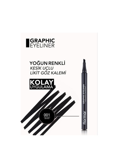 Graphic Eyeliner Black 1ml Diğer