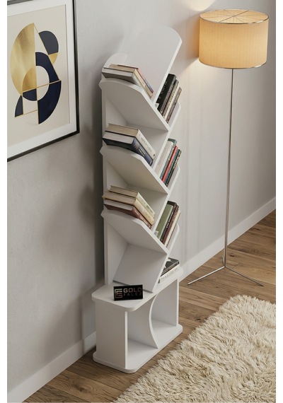 Kitaplık Modern Dekoratif Kitap Rafı Çok Katlı Kitap Standı Ofis Organizer Yaprak 7062 Ttaverten Beyaz Kitaplık Modern Dekoratif Kitap Rafı Çok Katlı Kitap Standı Ofis Organizer Yaprak 7062 Ttaverten Beyaz