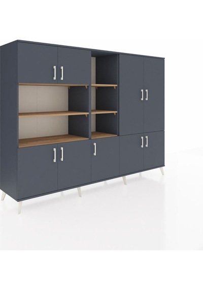 Hyperion Dolap 14 Raflı 9 Kapaklı 220x44x163 Antrasit-antrasit/çam Antrasıt/atlas Çam - Antrasıt Hyperion Dolap 14 Raflı 9 Kapaklı 220x44x163 Antrasit-antrasit/çam Antrasıt/atlas Çam - Antrasıt