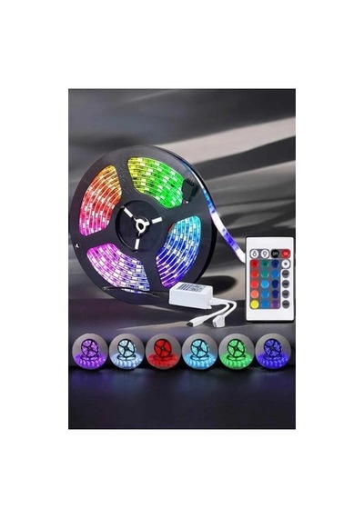 Led Işık 5 Metre Şerit Led Rgb Işıklı 11048557