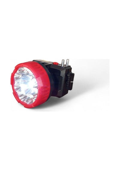 Ultra Güçlü 1w 8led Düşük 10 Yüksek 5 Saate Kadar Çalışma Süreli Kafa Lambası Kırmızı