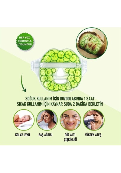 Soğuk Sıcak Canlandırıcı Jel Yüz Maskesi Bakım Maskesi