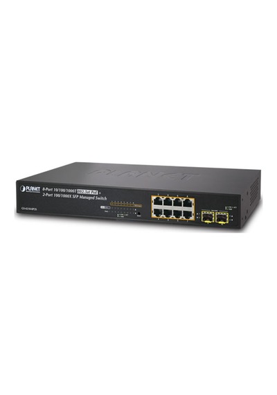 Planet Pl-Gs-4210-8P2S Yönetilebilir Gigabit Poe Switch Gigabit