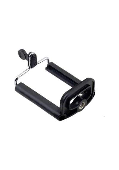 Tripod Bağlantılı Telefon Tutucu Ayarlı Aparat Tripod Monopod Kafa Tutucu Tutma Aparatı Siyah - 857487634