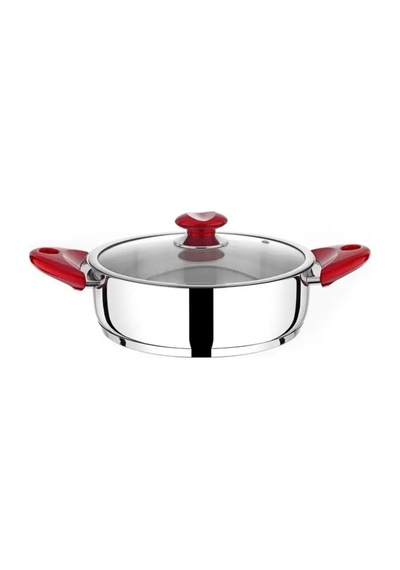 Paslanmaz Öncü Çelik 26 Cm Basık Tencere Gri - 935178377 Gri