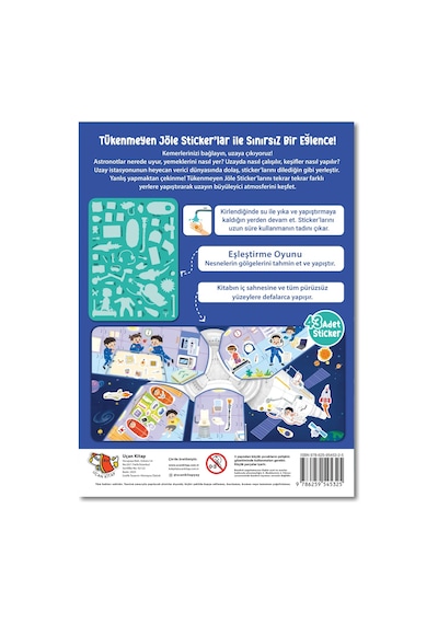 Tükenmeyen Jöle Sticker Kitabı Uzay İstasyonu