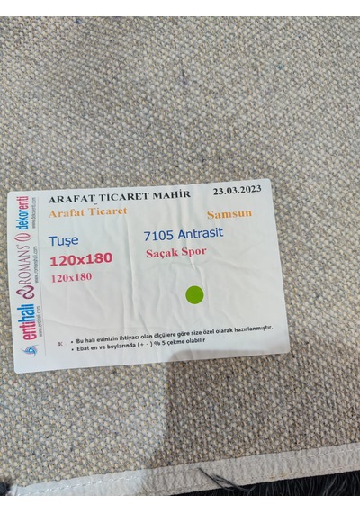 Enti Halı 7105 Antrasit 120 180
