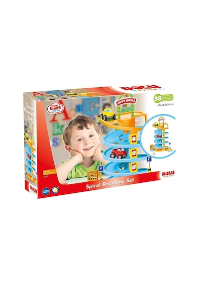 Dolu Toy Factory Spiral Yol Seti Oyuncak Arabalar ve Yol Pisti