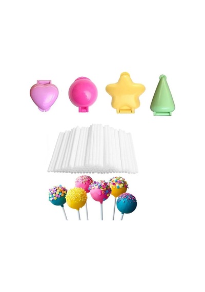 Lolipop Cakepops Yapım Seti + 50 Adet Lolipop Çubğu Goldcakes