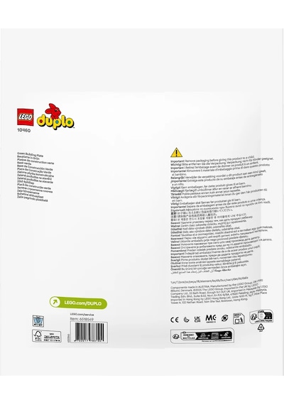 LEGO® DUPLO® Yeşil Yapım Plakası 10460 - 18 Ay ve Üzeri Küçük Çocuklar İçin Yaratıcı Oyunları Teşvik Eden Sergileme Zemini