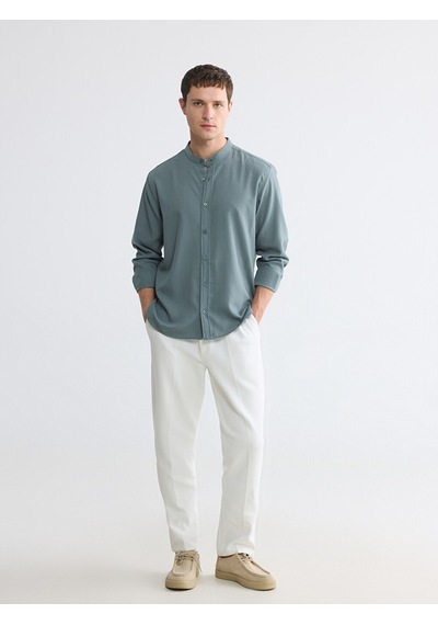 Lcw Vision Yeşil Regular Fit Erkek Gömlek