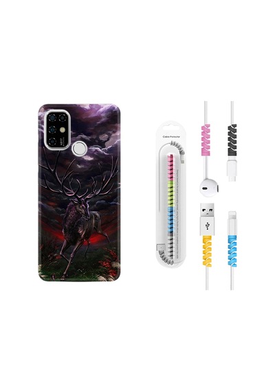 Casper Via F20 Kılıf Kablo Koruyuculu Dark Deer 1786