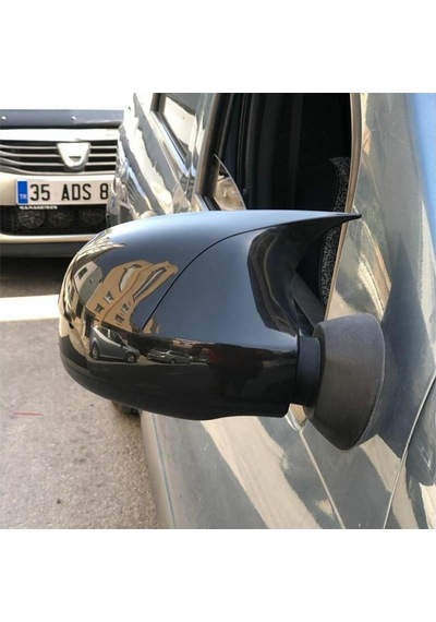 Ebal Otomotiv Dacia Logan 2009-2020 Batman Yarasa Ayna Kapağı Piano Black Abs Plastik