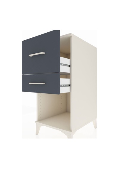Kronos Komodin 2 Çekmeceli 44x59x96 Aytaşı-antrasit Aytaşı