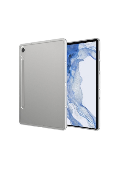 Galaxy Tab S9 Fe Kılıf Uyumlu Zore Tablet Süper Silikon Kapak-renksiz Tablet Kılıfı