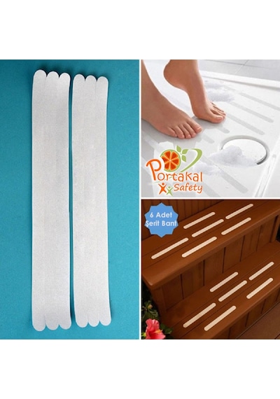 Portakal Safety - Banyo Zemin Kaydırmaz Bant - Pembe