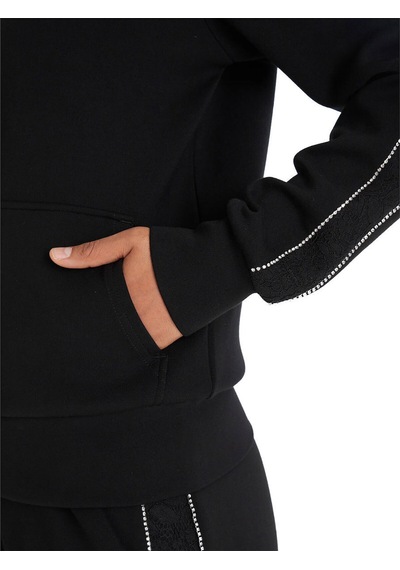 Guess Eco Vıctoıre Kadın Sweatshırt W6rq12kbye2-jblk Siyah