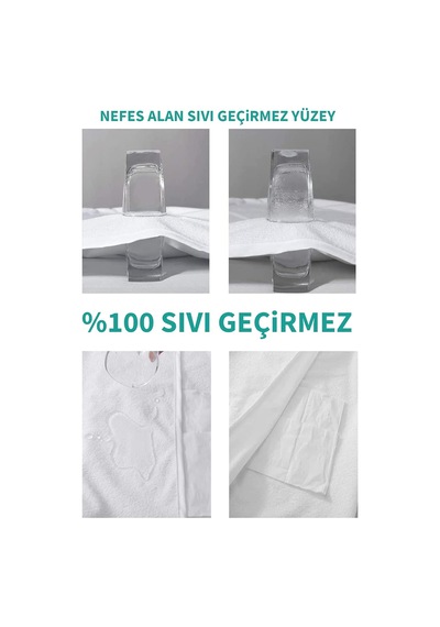 Suvay Micro Su Sıvı Geçirmez Alez Tek Ve Çift Kişilik 9 Farklı Ebat Yatak Koruyucu Alez 100x200 Diğer