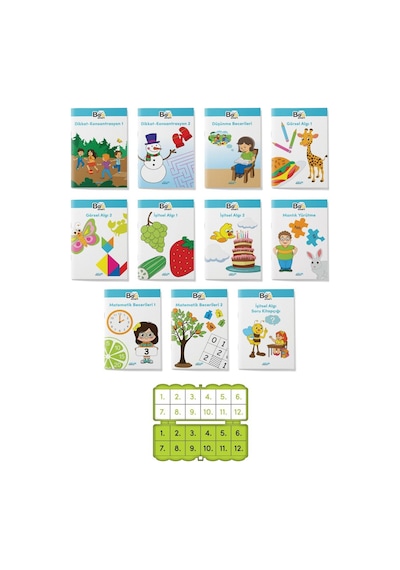 Bee Smart Görsel ve İşitsel Dikkat Seti 7-8 Yaş