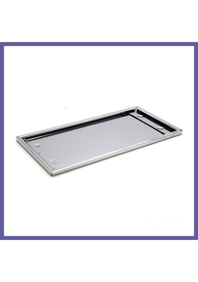 Bezos Dikdörtgen Krom Plakalık Araba Plaka Altlığı 30x16cm Nıda
