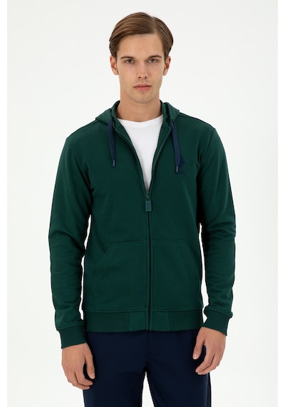 U.s. Polo Assn. Erkek Koyu Yeşil Sweatshirt 50289028-vr079 Koyu Yeşil