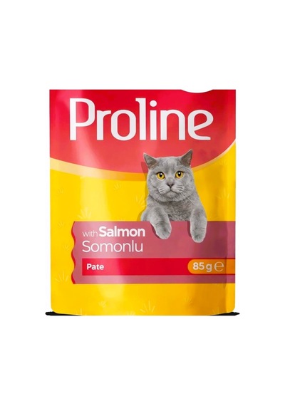 Proline Somonlu Pate Yetişkin Kedi Maması 85 Gr Pouch