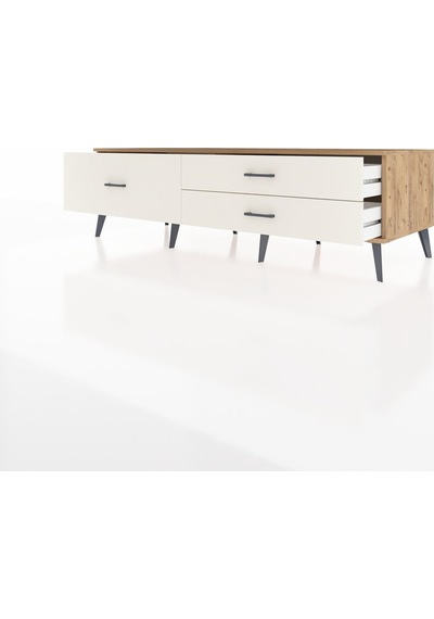 Kronos Tv Ünitesi 3 Çekmeceli 176x59x51 Çam-çam/aytaşı Atlas Çam/aytası