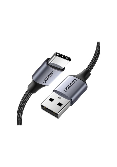 Örgülü Usb Type-c Şarj Ve Data Kablosu, 1.5 Metre, Siyah