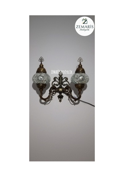 Çiftli Aplik Beyaz - 770682524 Beyaz