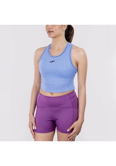 Joma 902607.715 Smash Kadın Kolsuz Crop Top - Mavi