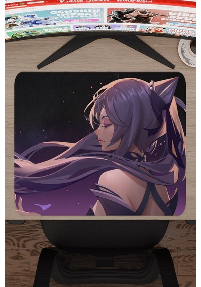 Keqing Genshin Impact Anime Gacha V5 - 48x40 Xl Gaming Mouse Pad Fare Altlığı