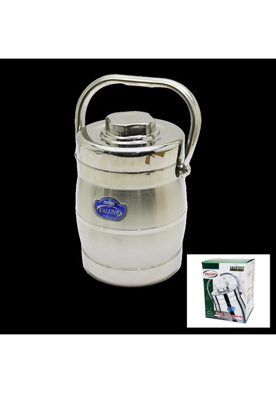Metal Kova 3lü Sefer Tası Saklama Kabı 1.6lt 5468 Çok Renkli