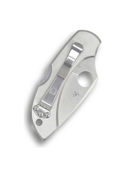 Spyderco Dragonfly Tattoo Stainless Plainedge Kamp Çakı Gümüş