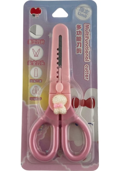 Taşvan Tasarımlı Makas, Maket Bıçağı, Şerit Silici Kırtasiye Seti