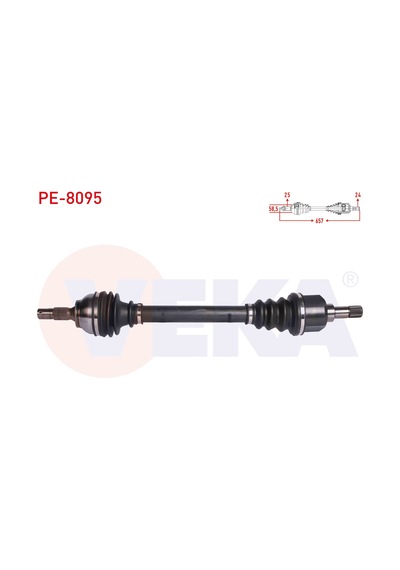 Peugeot 301 1.6 Hdı 100 Ps Euro 6 Uzunluk 657 Mm 2018 Komple Aks Sol On
