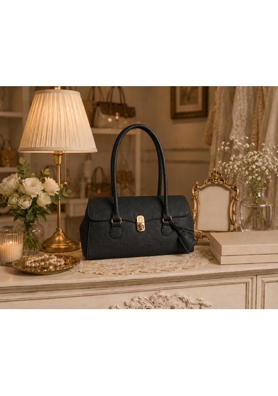 Housebags Jardin Elegance New Trend Omuz Çantası Siyah