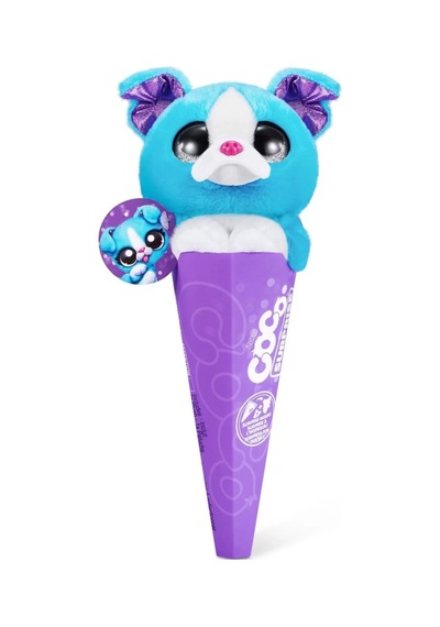 Koni İçinde Coco Sürpriz Peluş Mavi