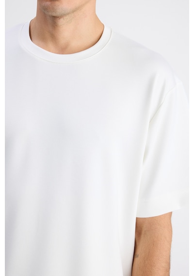 Twn Relaxed Fit Ekru Düz T-shirt 6ec146171622m Çok Renkli