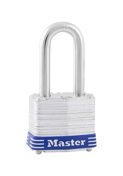 Master Lock 3dlf Uzun Kelepçe Asma Kilit, W / 1-1/2 Inç Kelepçe