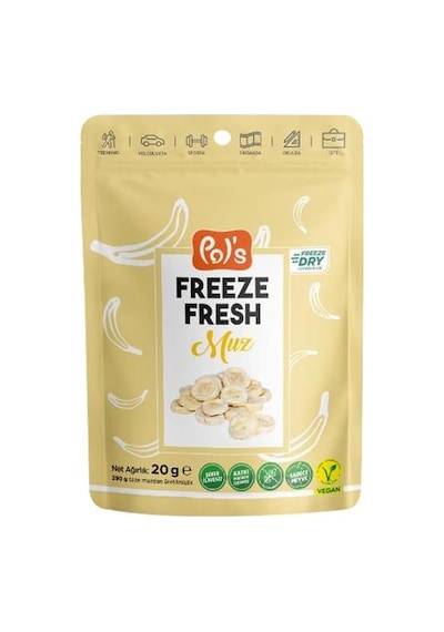 Freeze Kuru Muz 20gr Diğer