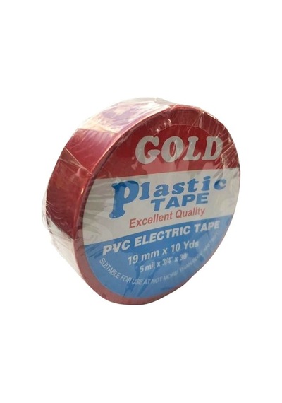 Gold Elektrik Bandı Kırmızı 10 Lu Paket