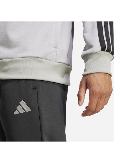 Adidas Sportswear Basic 3-stripes French Terry Erkek Eşofman Takımı Gri