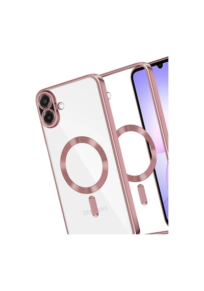 Samsung Uyumlu Galaxy A07 4g Kross Magneticsafe Kapak Gül