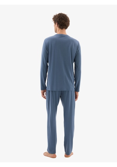 Erkek Pijama Takımı 40784 - Mavi Mavi