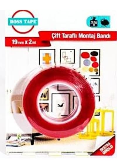 Çift Taraflı Silikonlu Montaj Bantı Dış Mekan İç Mekan Montaj Ban