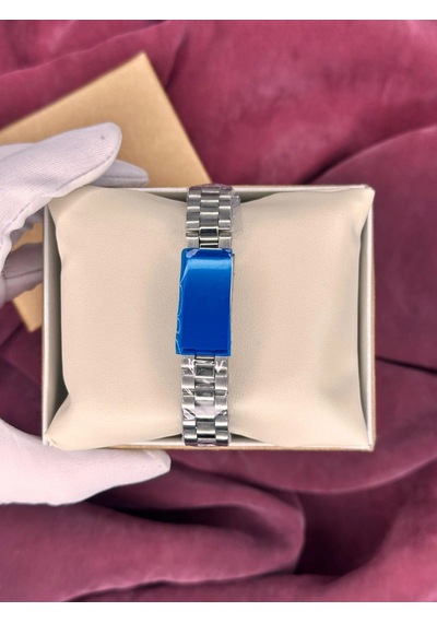 Pembe Kadranlı Datejust Kadın Kol Saati Gümüş