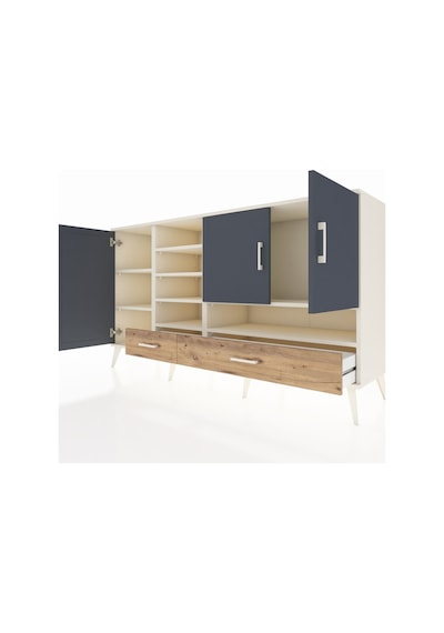 Hyperion Konsol 8 Raflı 2 Çekmeceli 3 Kapaklı 176x44x99 Aytaşı-an Aytaşı-antrasit/çam Hyperion Konsol 8 Raflı 2 Çekmeceli 3 Kapaklı 176x44x99 Aytaşı-an Aytaşı-antrasit/çam